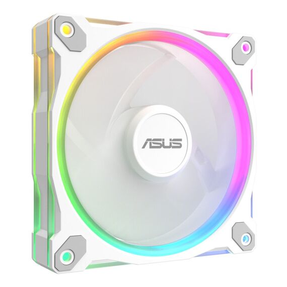 ASUS Prime MR120 Fan ARGB Reverse White 3in1 Computergehäuse Ventilator 12 cm Weiß 3 Stück(e), Farbe: Weiß, 7 image
