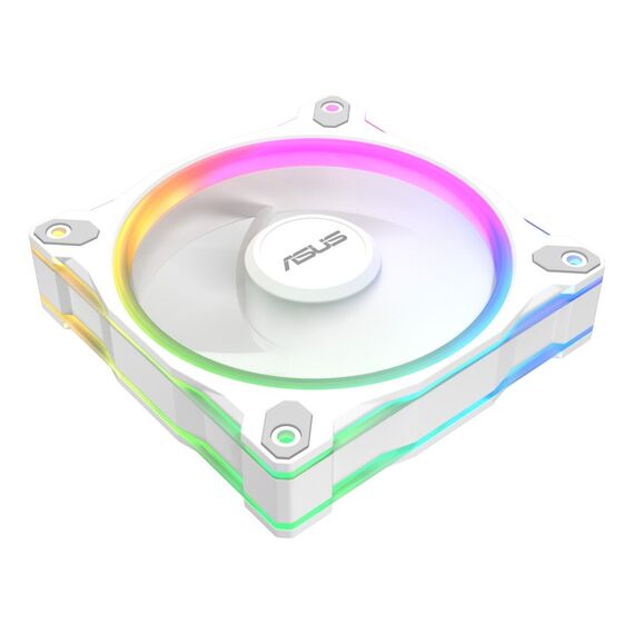 ASUS Prime MR120 Fan ARGB Reverse White 3in1 Computergehäuse Ventilator 12 cm Weiß 3 Stück(e), Farbe: Weiß, 10 image