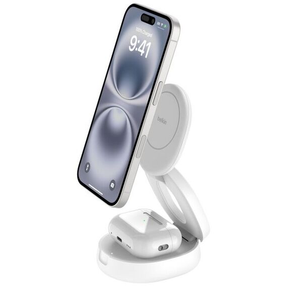 Belkin WIZ035kqWH Kopfhörer, Smartphone Weiß USB Kabelloses Aufladen Schnellladung Drinnen, Farbe: Weiß, Länge: 1,5 m