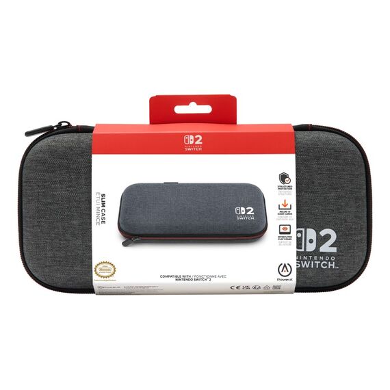 PowerA NSCS0528-01 Schutzhülle für tragbare Spielkonsolen Beuteltasche Nintendo Stoff Grau, 8 image