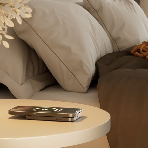 ZENS Pro 1 Slim 5000 mAh Kabelloses Aufladen Schwarz, Farbe: Schwarz, 4 image