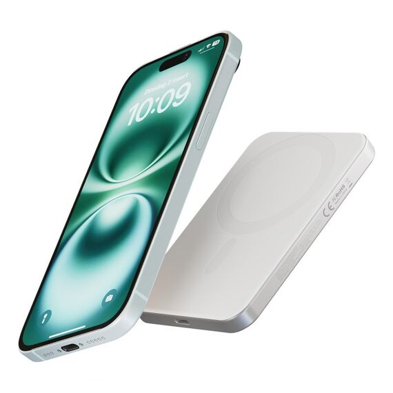 ZENS Pro 1 Slim 5000 mAh Kabelloses Aufladen Weiß, Farbe: Weiß, 4 image