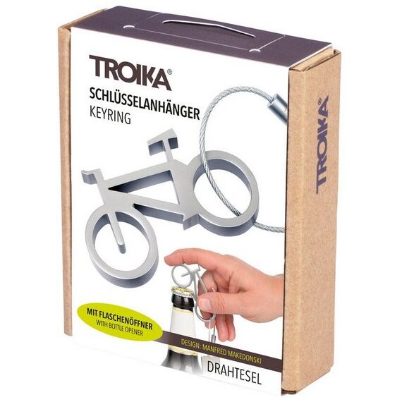 TROIKA BTO24/MA Schlüsselring/Etui Grau, 5 image