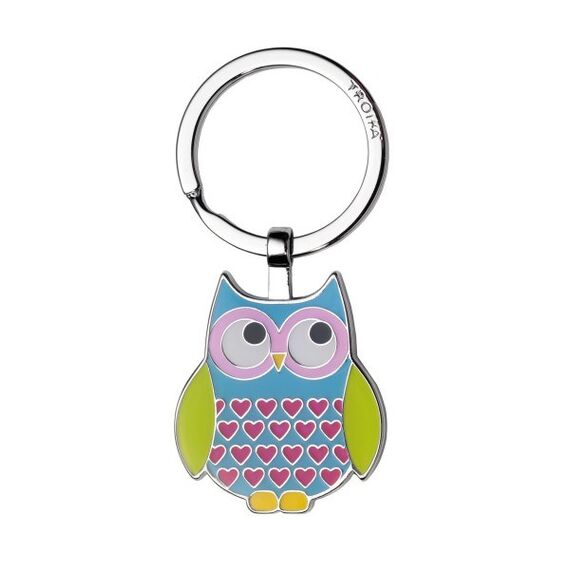 TROIKA KR14-13/BL Schlüsselring/Etui Schlüsselanhänger Mehrfarbig, Silber, 4 image