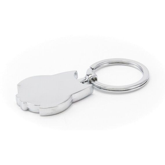 TROIKA KR14-13/BL Schlüsselring/Etui Schlüsselanhänger Mehrfarbig, Silber, 6 image