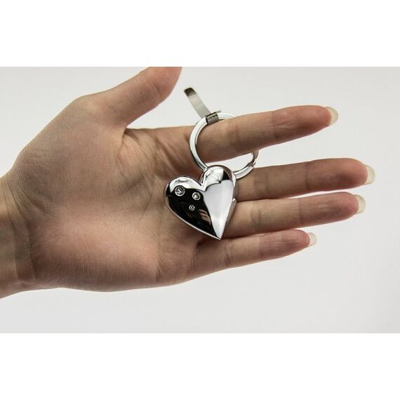 TROIKA KR15-32/CH Schlüsselring/Etui Schlüsselanhänger Silber, 2 image
