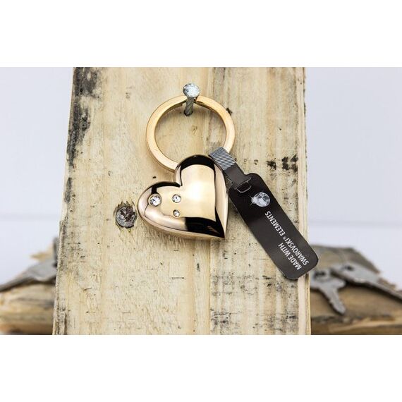 TROIKA KR15-32/RG Schlüsselring/Etui Schlüsselanhänger Rosa-Goldfarben, 3 image