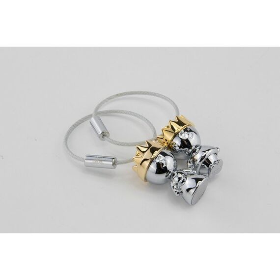 TROIKA KR9-38/CH Schlüsselring/Etui Schlüsselanhänger Gold, Silber, 4 image