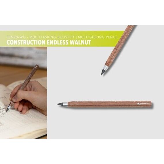 TROIKA CONSTRUCTION ENDLESS WALNUT Druckbleistift HB, 3 image