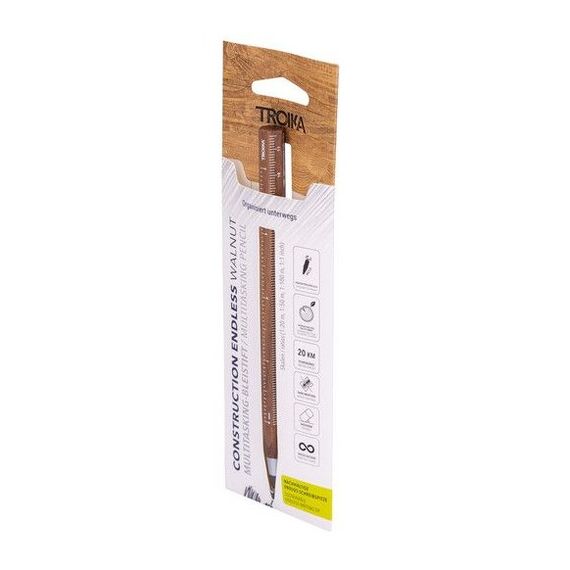 TROIKA CONSTRUCTION ENDLESS WALNUT Druckbleistift HB, 5 image