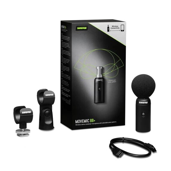 Shure MoveMic 88+ Schwarz Interview-Mikrofon, 6 image