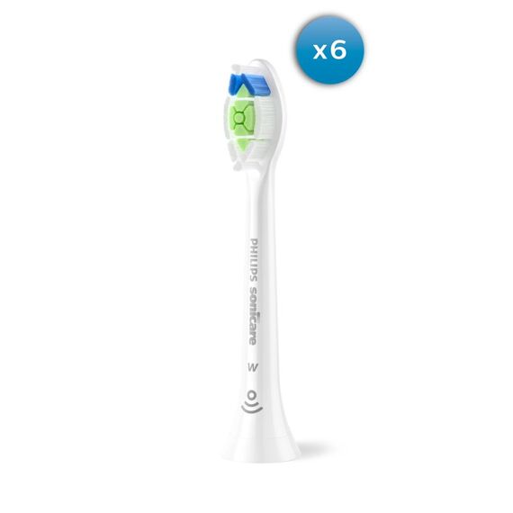 Philips Optimal White HX6066/87 Bürstenköpfe (6er-Pack), Farbe: Weiß