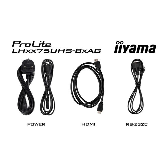 iiyama LH6575UHS-B2AG Signage-Display Digital Signage Flachbildschirm 163,8 cm (64.5") LCD WLAN 500 cd/m² 4K Ultra HD Schwarz Eingebauter Prozessor Android 11 24/7, 13 image