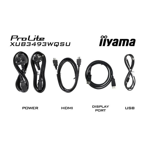 iiyama ProLite XUB3493WQSU-B6 Computerbildschirm 86,4 cm (34") 3440 x 1440 Pixel UltraWide Quad HD LED Schwarz, 8 image