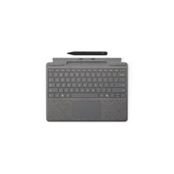 Microsoft Surface Pro + Slim Pen Microsoft Cover port Platin, Farbe: Platin