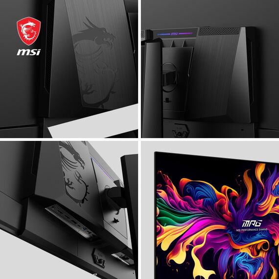MSI MPG 271QRXDE QD-OLED Computerbildschirm 67,3 cm (26.5") 2560 x 1440 Pixel Wide Quad HD Schwarz, 4 image