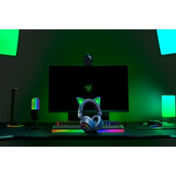 Razer Kraken Kitty V3 Pro Kopfhörer Verkabelt & Kabellos Kopfband Gaming USB Typ-A Bluetooth Schwarz, 4 image