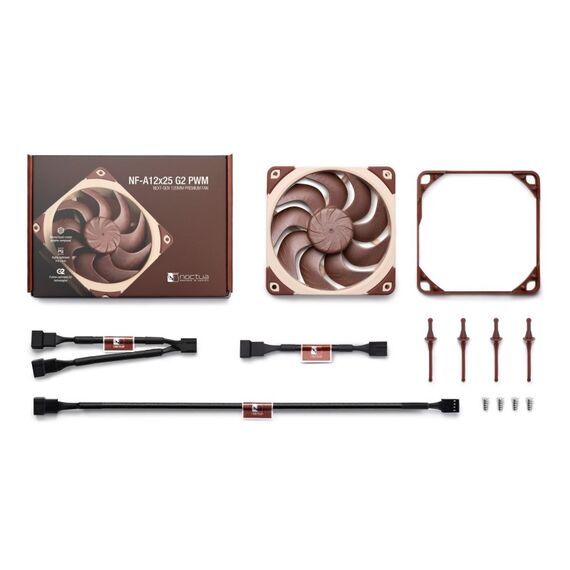 Noctua NF-A12x25 G2 PWM Computergehäuse Ventilator 12 cm Beige 1 Stück(e), 3 image
