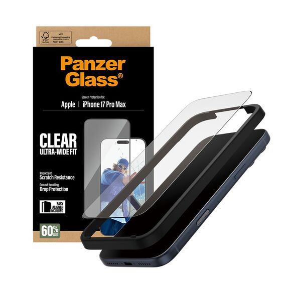 PanzerGlass ® Displayschutz iPhone 18 Pro Max | 17 Pro Max | Ultra-Wide Fit m. EasyAligner, 5 image
