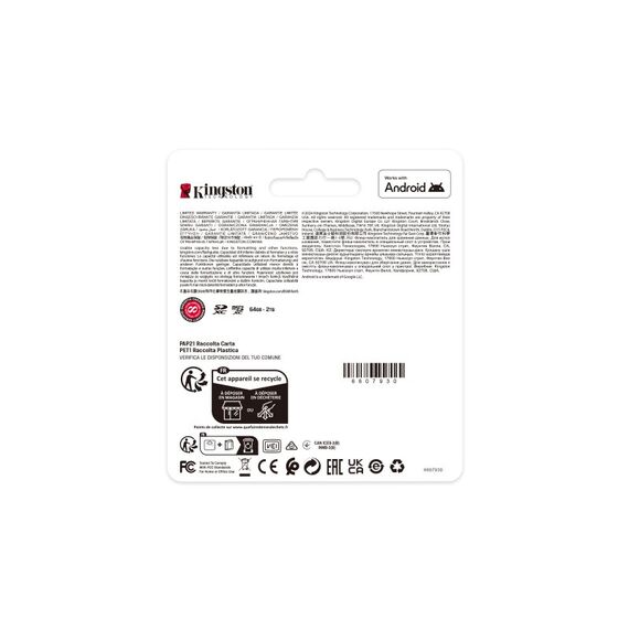 Kingston Technology 512GB microSDXC Canvas Select Plus Gen3 150MB/s A1 (Einschließlich SD Adapter), Kapazität: 512 GB, 5 image
