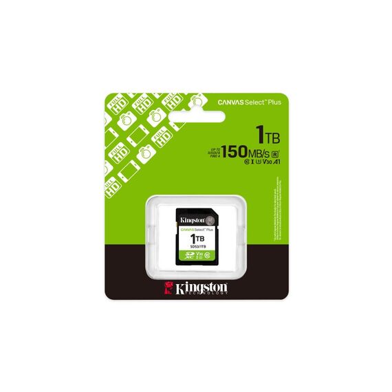 Kingston Technology 1TB SDXC Canvas Select Plus Gen3 150MB/s C10 UHS-I U3 V30, Kapazität: 1 TB, 3 image