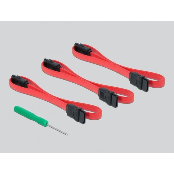 DeLOCK 3 Port SATA und 2 Slot M.2 Key B PCI Express x4 Karte - Low Profile Formfaktor, 2 image