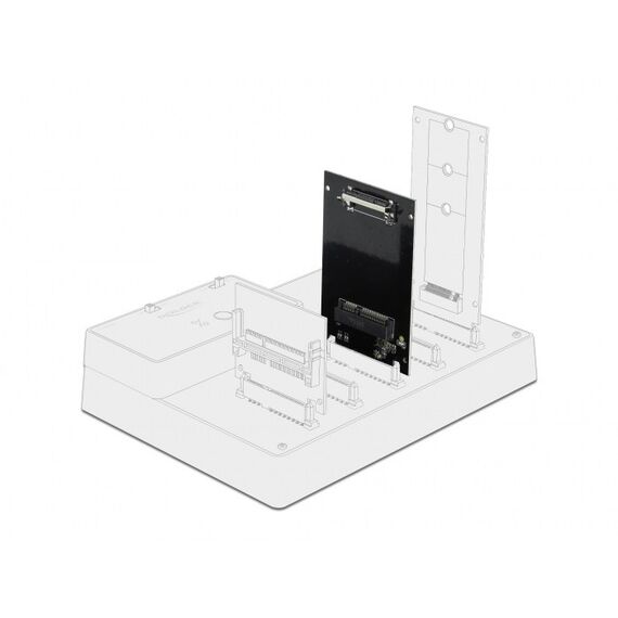 DeLOCK SATA 22 Pin Stecker zu mSATA Slot Adapter, 3 image