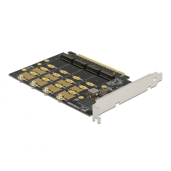 DeLOCK PCI Express x16 Karte zu 4 x intern NVMe M.2 Key M - Bifurcation, 2 image