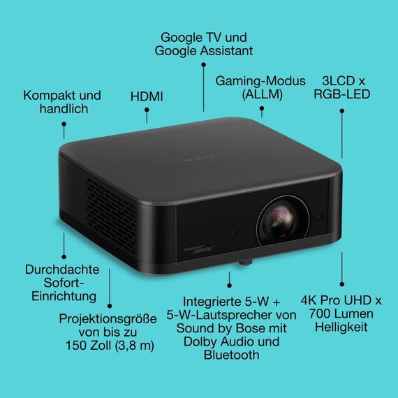 Epson Lifestudio Pop Plus – EF-62B Metallic-Schwarz, 2 image