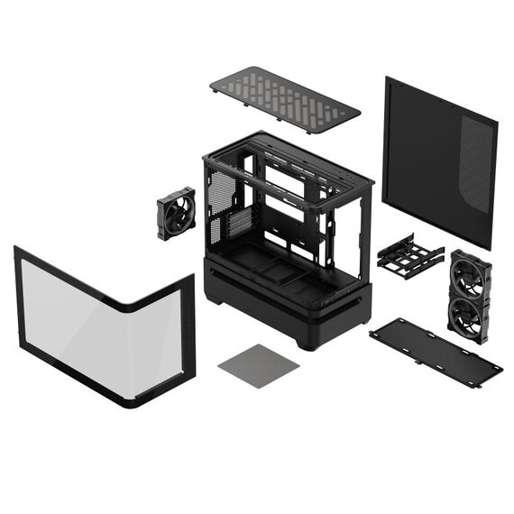 ASUS PRIME AP202 ARGB Mini Tower Schwarz, 6 image