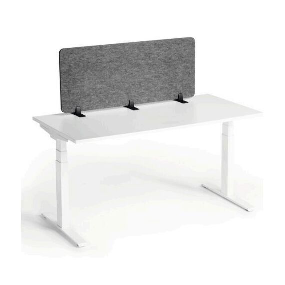 Durable EFFECT 120 Schreibtisch-Trennwand 1200 x 20 mm Grau