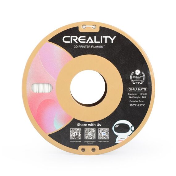 Creality 3301010296 3D-Druckmaterial Polyacticsäure (PLA) Weiß 1 kg, 2 image