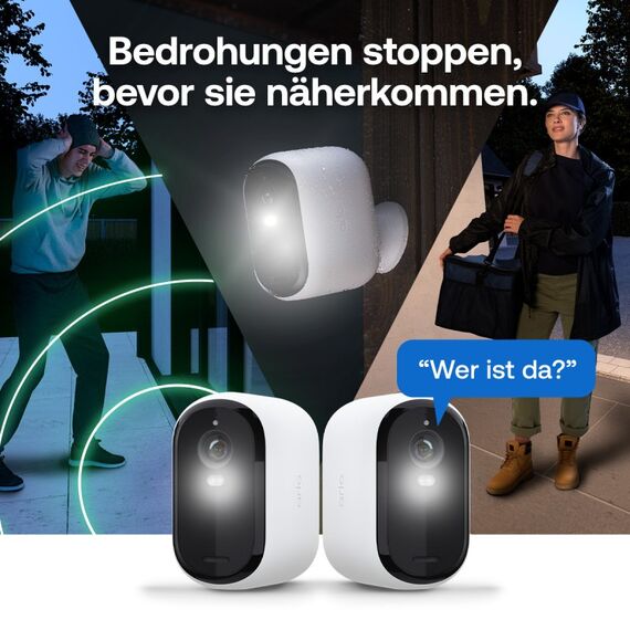 Arlo Essential 3 XL 2K-Sicherheitskamera, 2er Set, 9 image