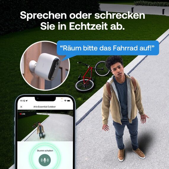 Arlo Essential 3 XL 2K-Sicherheitskamera, 2er Set, 10 image