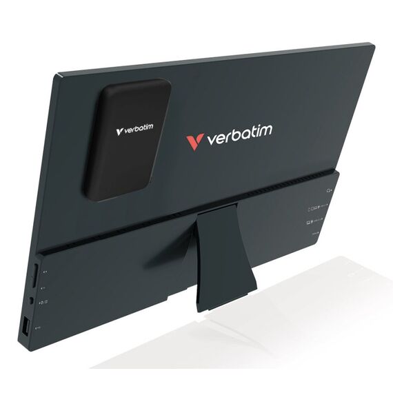 Verbatim 32088 TV-Gerät/Monitor tragbar Tragbarer Monitor Schwarz 35,6 cm (14") LED 1920 x 1080 Pixel, 2 image
