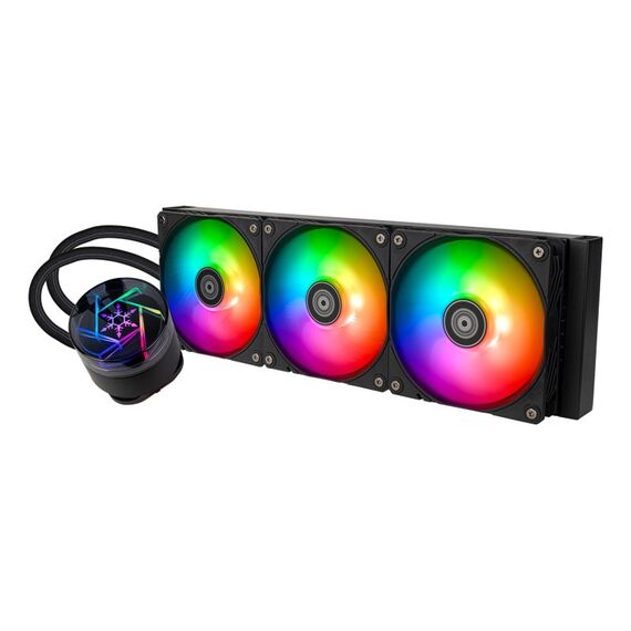 Silverstone NovaPeak 360 ARGB Prozessor Flüssigkeitskühlung 12 cm Schwarz 1 Stück(e)