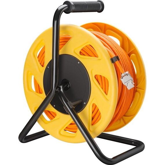Goobay Mobile RJ45 Netzwerk Kabeltrommel, Orange, 90m, Farbe: Orange, Länge: 90 m, 6 image
