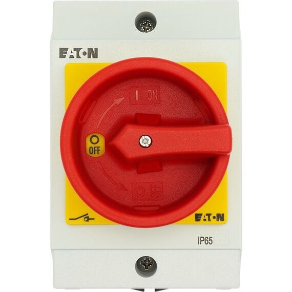 Eaton T0-2-8900/I1/SVB Kippschalter 3P Rot, Weiß, Gelb