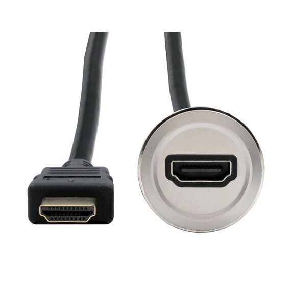 EXSYS EX-49180 Videokabel-Adapter 0,3 m HDMI Typ A (Standard) HDMI Schwarz, Silber, Farbe: Schwarz, Silber, Länge: 0,3 m, 2 image