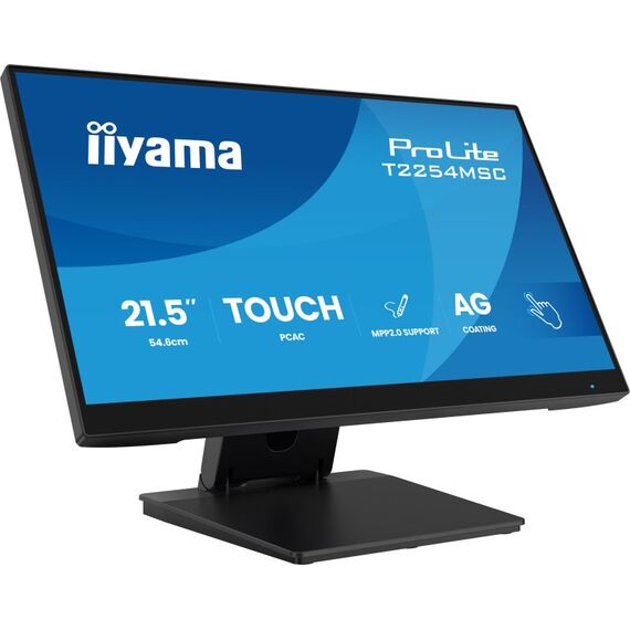 iiyama T2254MSC-B2AG Computerbildschirm 54,6 cm (21.5") 1920 x 1080 Pixel Full HD LED Touchscreen Schwarz