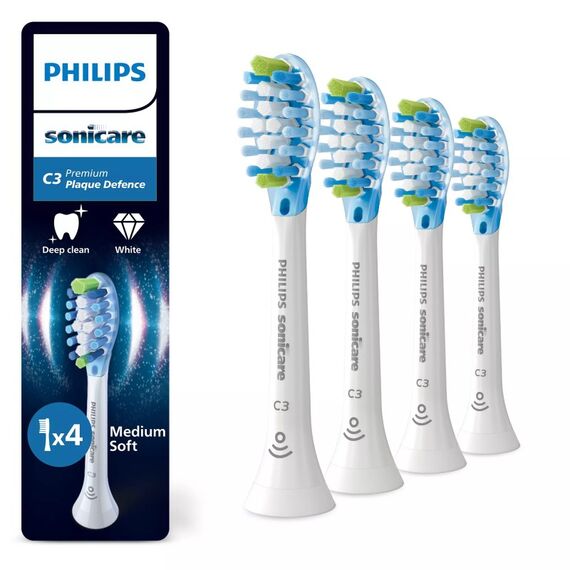 Philips Premium Plaque Defence HX9044/87 Bürstenköpfe (4er-Pack), Farbe: Weiß, 3 image