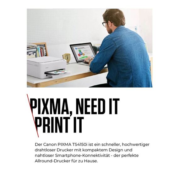 Canon PIXMA TS4150i Tintenstrahl A4 1200 x 1200 DPI WLAN, 3 image