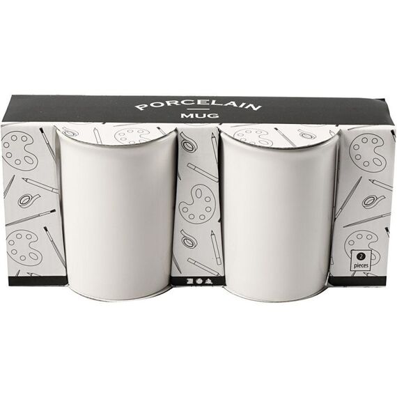 Creativ Company 55520 Tasse Weiß Universal 2 Stück(e)