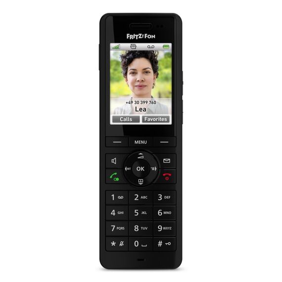 Fon X6 DECT-Telefon Anrufer-Identifikation Schwarz, 3 image