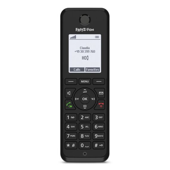 Fon FRITZ! M3 International DECT-Telefon Anrufer-Identifikation Schwarz, 3 image