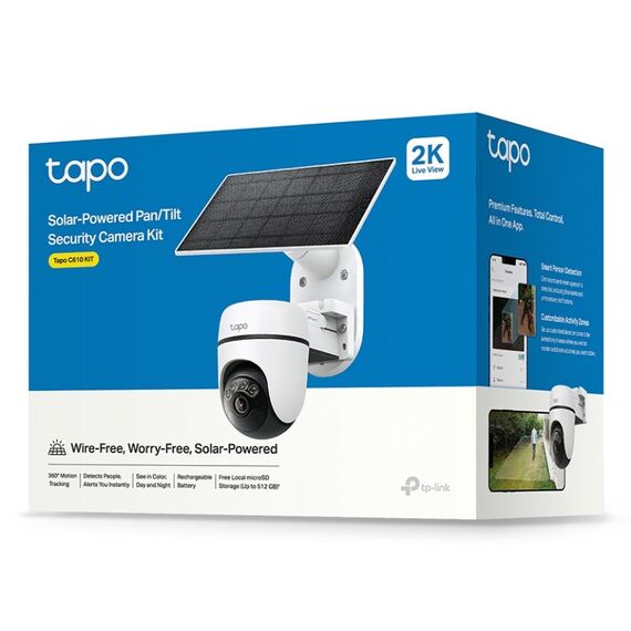 TP-Link Tapo C610 KIT Turret IP-Sicherheitskamera Draußen 2304 x 1296 Pixel Decke/Wand/Stange, 4 image