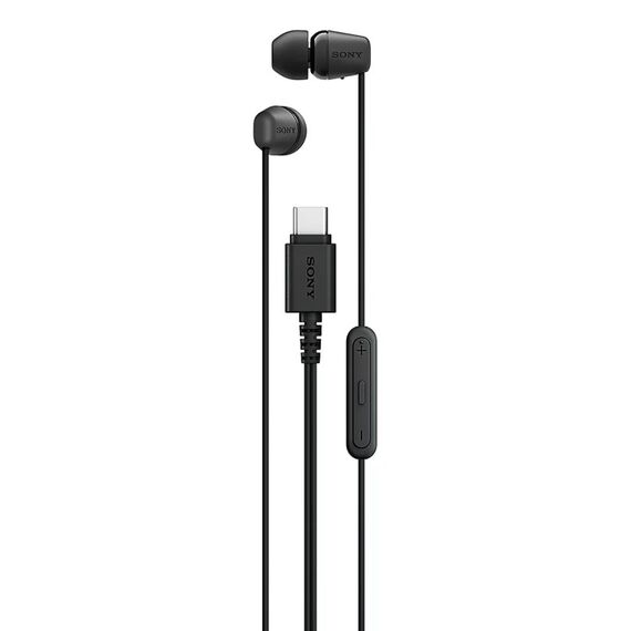 Sony IER-EX15C Kopfhörer Kabelgebunden im Ohr Anrufe/Musik USB Typ-C Schwarz