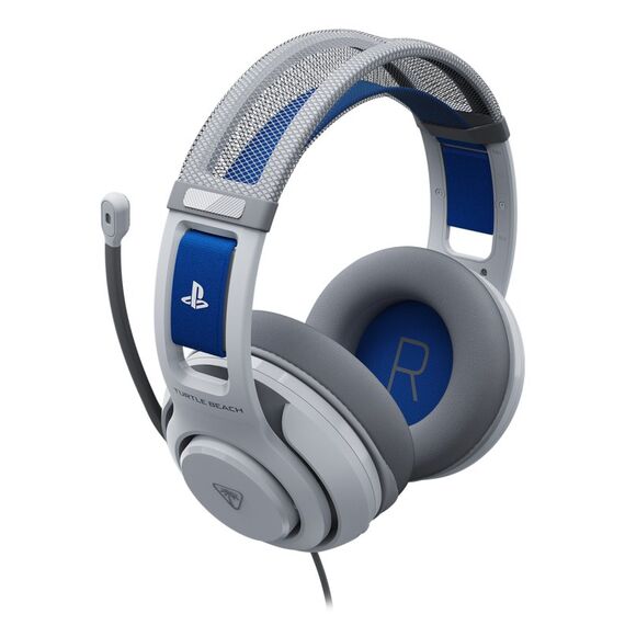 Turtle Beach Atlas 200 Wired Gaming Headset für PS5 and PS4 - offiziell lizenziert für PlayStation,Weiß