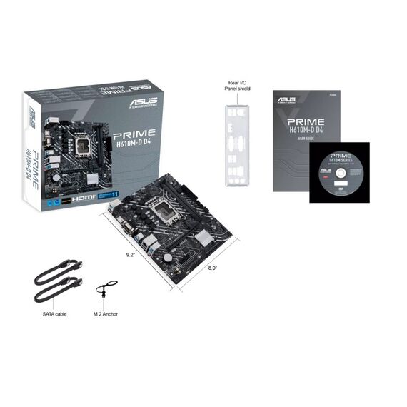 ASUS PRIME H610M-D D4 Intel H610 LGA 1700 micro ATX, 5 image