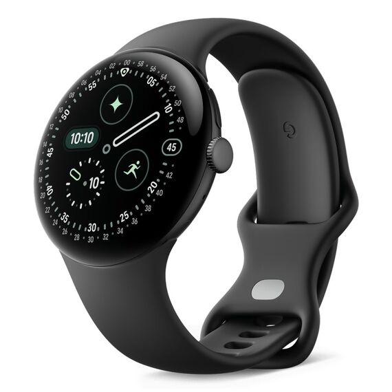 Google Pixel Watch 4 AMOLED 45 mm Digital Touchscreen 4G Schwarz WLAN GPS